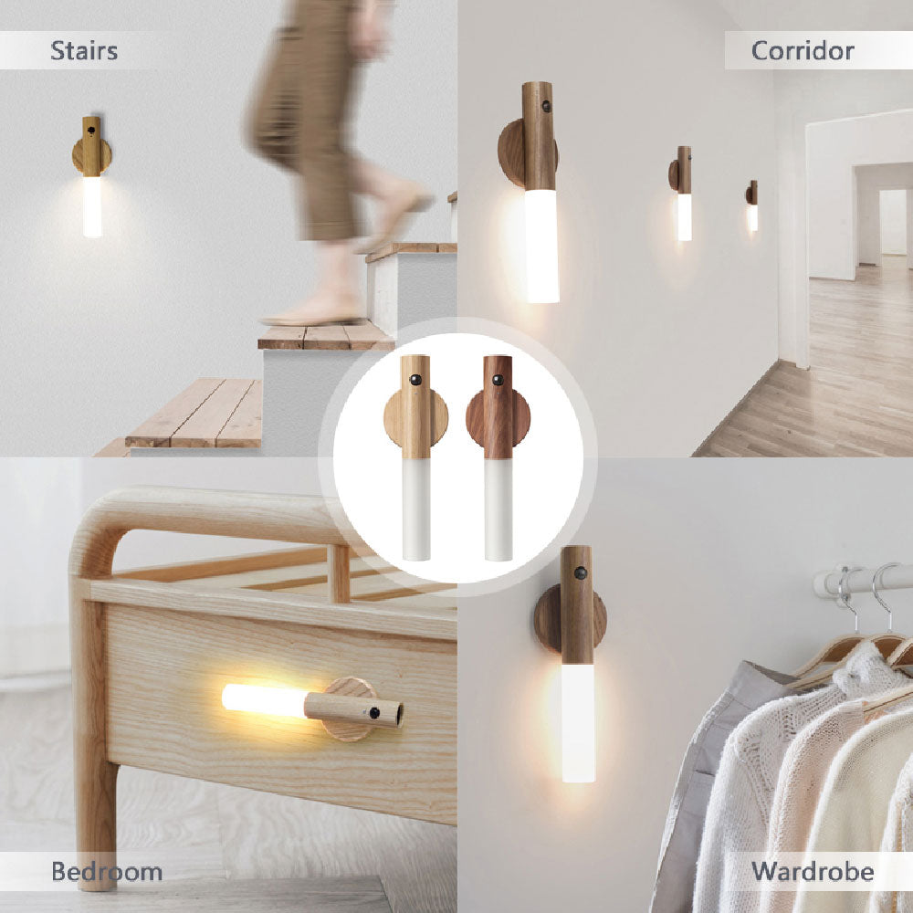 Magnetic Wood Motion Sensor Light
